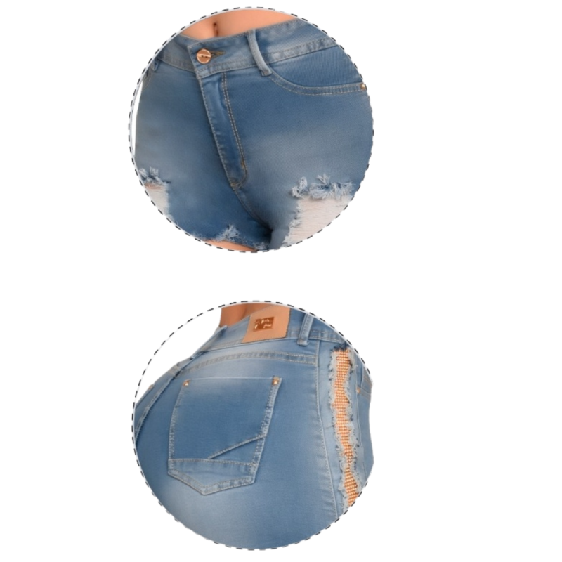 Short Con Brillo Y051