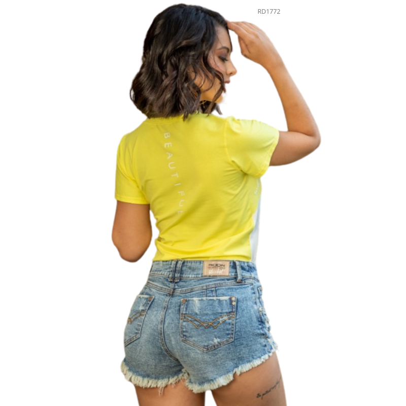 Short Colombiano Con Botones RD1772