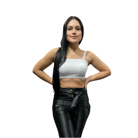 Crop Top Con Tirantes  Carlota